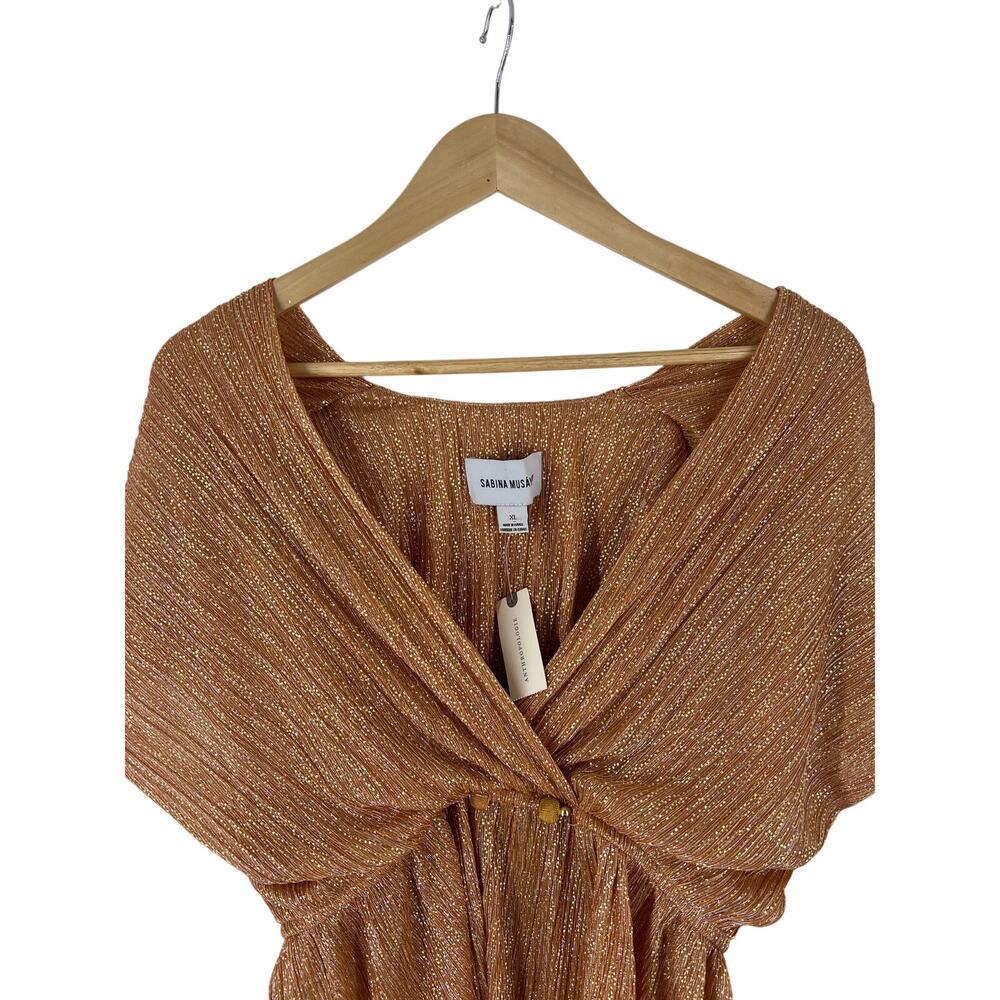 Women's Gold Anthropologie Top - Picture 3 of 14